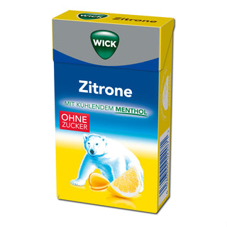 Wick Bonbons Zitrone & Natürliches Menthol Ohne Zucker