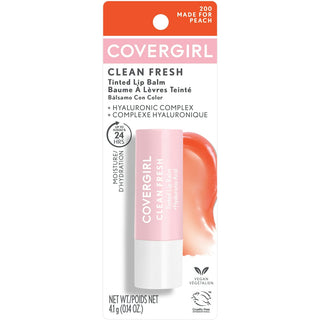CoverGirl Clean Fresh Made For Peach 200 Tinted Lip Balm 0.14 Oz