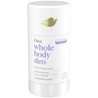 Dove Whole Body Deodorant Stick, Coconut & Hydrating Vanilla, 2.6 oz - Aluminum-Free
