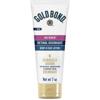 Gold Bond Age Renew Retinol Overnight Body & Face Lotion - 7 Oz