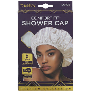 Donna Premium Collection Shower Cap Large Assorted Colors #11015