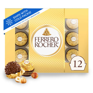 Ferrero Rocher Fine Hazelnut Chocolates - 5.3oz/12ct