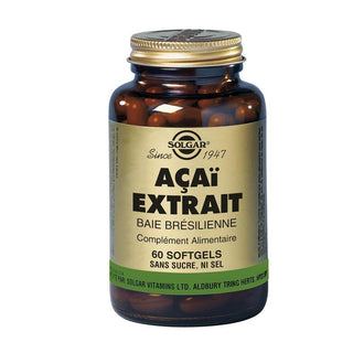 Solgar Acai Extract 60 Softgels
