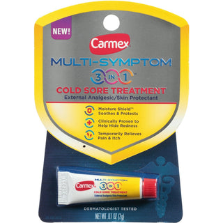 Carmex Multi-Symptom 3 In 1 Cold Sore Treatment 0.07 Oz