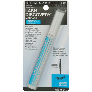 Maybelline Lash Discovery Mascara - 001 Waterproof Very Black - 0.16 Fl Oz