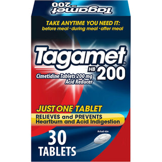 Tagamet HB 200 Mg Cimetidine Acid Reducer And Heartburn Relief Tablets