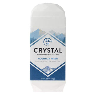 Crystal Body Deodorant, Mineral Enriched, Invisible Solid, Mountain Fresh, 70g