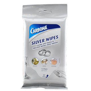 Carbona Silver Wipes 12 Ct Bag