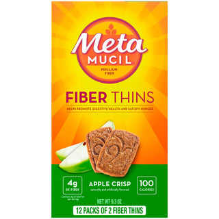 Metamucil Fiber Supplement Thins, Apple Crisp Flavor