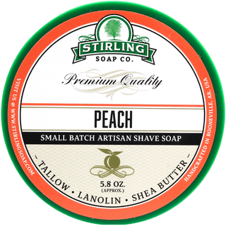 Stirling Soap Co. Peach Shaving Collection
