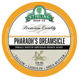 Stirling Soap Co. Pharaoh's Dreamsicle Shaving Collection