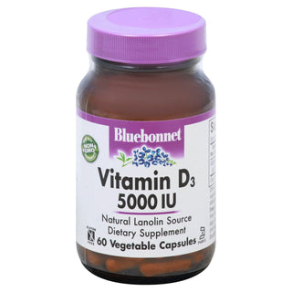 Bluebonnet Nutrition, Vitamin D3, 125 Mcg (5000 IU), 250 Softgels
