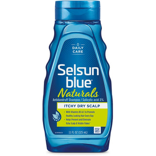 Selsun Blue Naturals Dandruff Shampoo, Itchy Dry Scalp - 11 Fl Oz