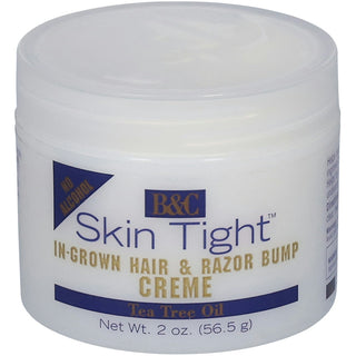 B&C Skin Tight In-grown Hair & Razor Bump Creme, 2 Ounce
