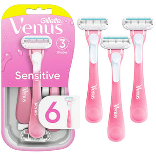 Venus Gillette Disposable Razors Sensitive 6 ct