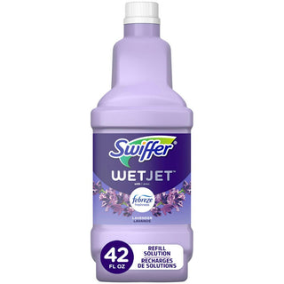 Swiffer Wet Jet Multi-Purpose Liquid Floor Cleaner Solution Refill Lavender & Vanilla 42.2oz