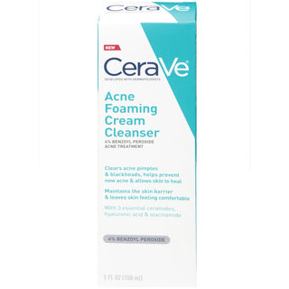 CeraVe Acne Foaming Cream Cleanser 5 Fl Oz