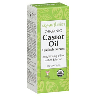 Sky Organics Castor Oil (Organic Eyelash Serum - 1 fl oz)
