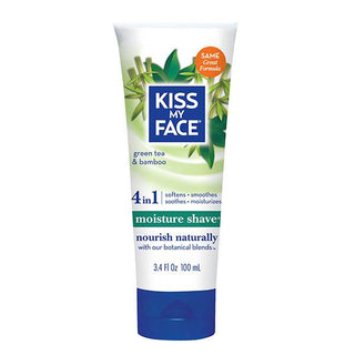 Kiss My Face Moisture Shave - Green Tea And Bamboo - 3.4 Oz