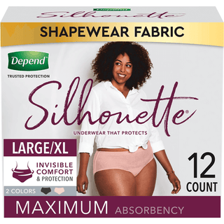 Depend Silhouette Maximum Absorbency Underwear Large/Extra Large