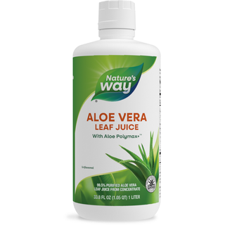 Nature's Way Organic Aloe Vera Whole Leaf Juice — 33.8 Fl Oz