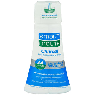 Smart Mouth Oral Rinse, Zinc Activated, Clinical, Clean Mint 16 Fl Oz