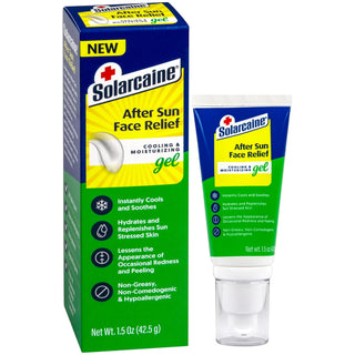 Solarcaine® After Sun Face Gel – Cooling &amp; Moisturizing Relief (1.5 oz)