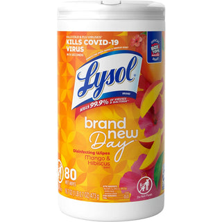 Lysol Day Mango & Hibiscus Scent Disinfecting Wipes