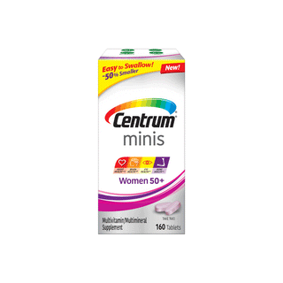 Centrum Minis Women 50+ Multivitamin Supplement Supports Bone Health And More Tablets