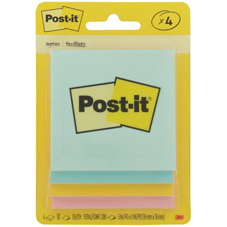 Post-it Notes Marseille 4 Pads 50 Sheets Each MMM5401
