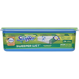 Swiffer Sweeper Wet Mopping Cloths, Sweet Citrus & Zest