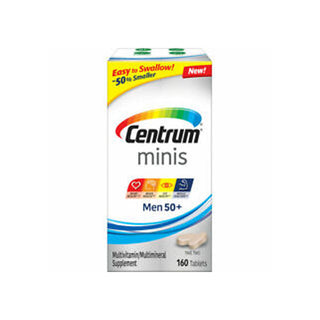 Centrum Minis Men 50+ Multivitamin/Multimineral Supplement, 160 Tablets