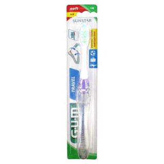 GUM Travel Toothbrush 158 - Colour: Red