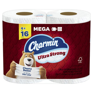 Charmin Ultra Strong Bathroom Tissue, Septic Safe, 2-ply, White, 264 Sheet/roll
