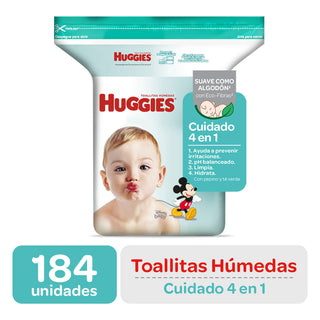 Huggies One & Done Wipes, Cucumber & Green Tea Scented, Disney Mickey Mouse