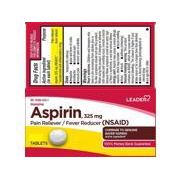 Leader Aspirin Tablets 325mg 300ct