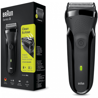 Braun Series 3 300S Rechargeable Electric Shaver For Mens Razor, Black, 1 Ea