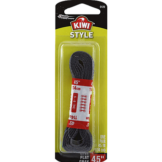 Kiwi Style Laces Flat Gray 45 "