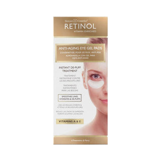 Retinol Anti-Aging Eye Gel Pads - 6 Pair / 10 Oz
