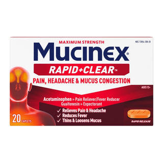 Mucinex Rapid Clr Pain, Ha, & Mucus Cng