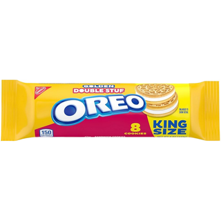 Oreo Sandwich Cookies, Golden Double Stuf, King Size
