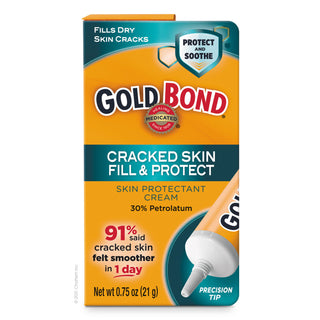 Gold Bond Cream, Cracked Skin Fill & Protect, 0.75 Oz Tube