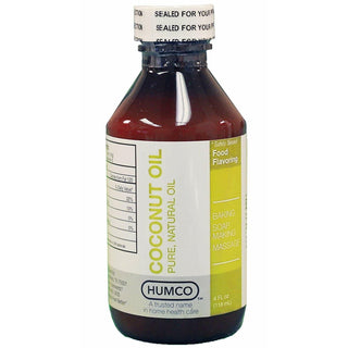 Humco Coconut Oil 4oz 100% Pure Natural Food Grade A Trusted Name In Health Care