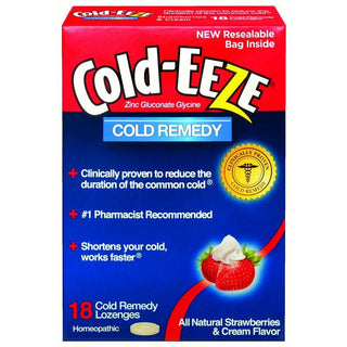 Cold-Eeze Remedy Lozenges, Strawberries & Cream