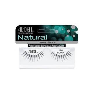 Ardell Natural False Eyelashes - Black - 104