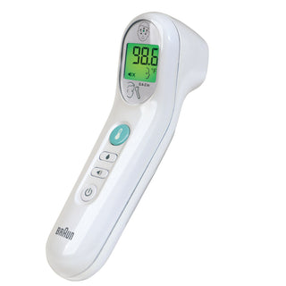 Braun No Touch 3-in-1 Digital Thermometer – Model BNT100US (White)