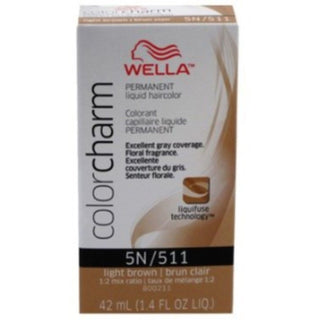 Wella Charm Liquid Permanent Hair Color, 511/5n Light Brown