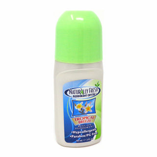 Naturally Fresh Roll On Deodorant Crystal Tropical Breeze - 3 Oz