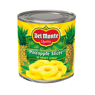 Del Monte Pineapple Slices In 100% Juice 15.25 Oz. Can