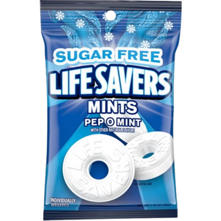 Life Savers Pep O Mint Sugar Free Breath Mints Hard Candy